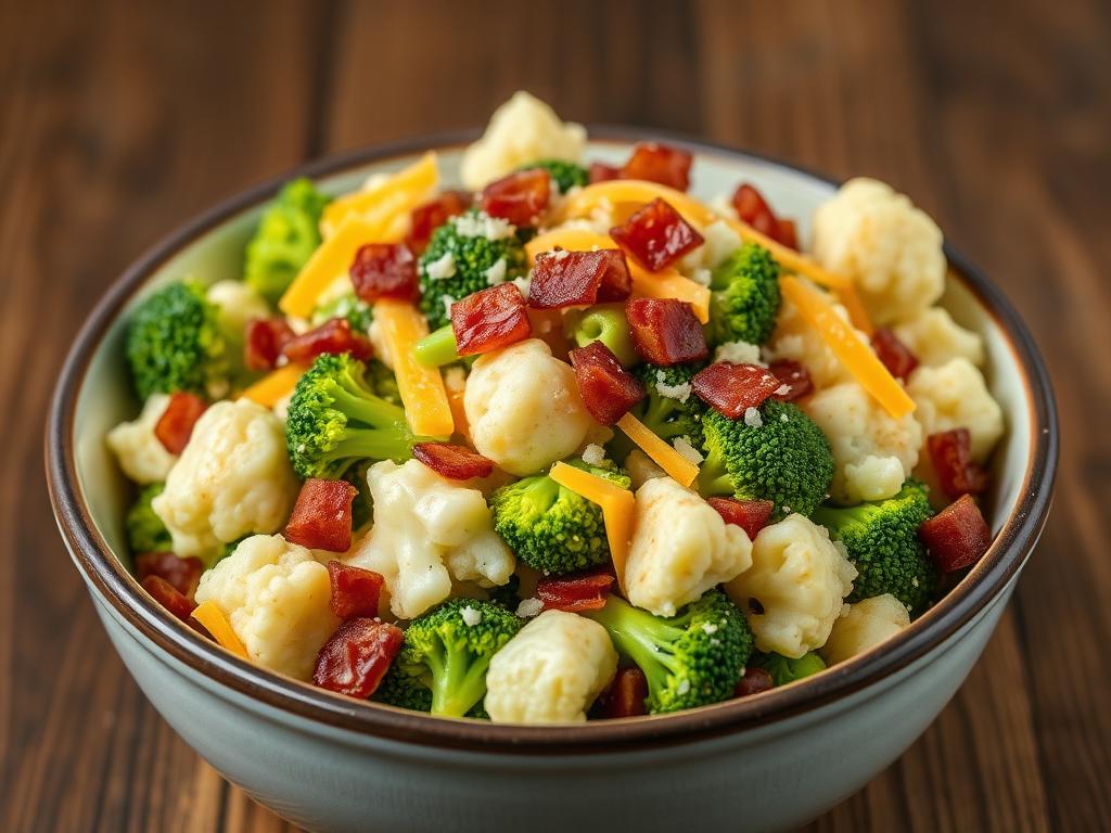 Amish Broccoli Cauliflower Salad β Ohio, United States