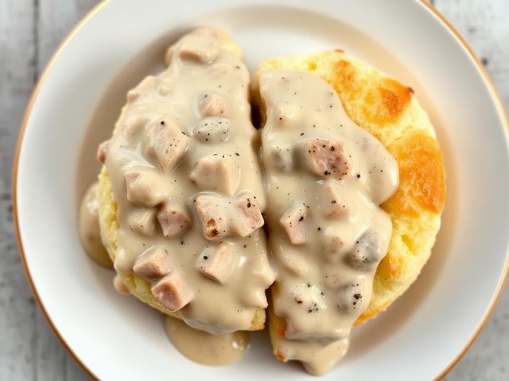 Arkansas Biscuits and Sausage Gravy β Arkansas, United States