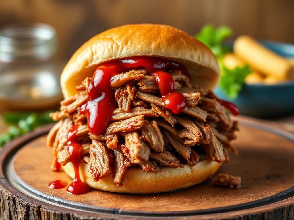 Arkansas Pulled Pork with Vinegar-Tomato Sauce β Arkansas, United States