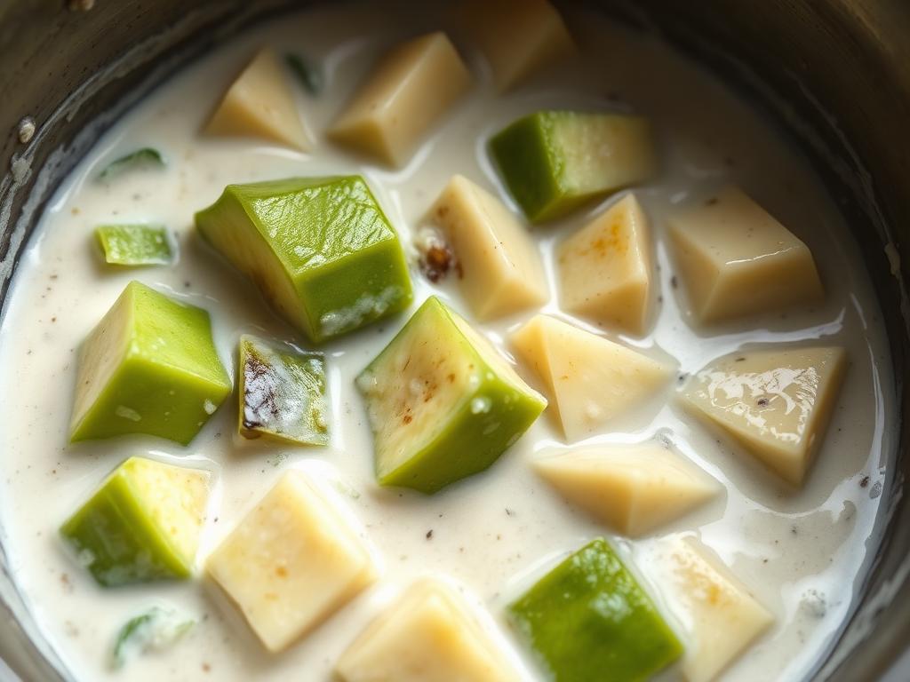 Palusami & Coconut Cream Cooking