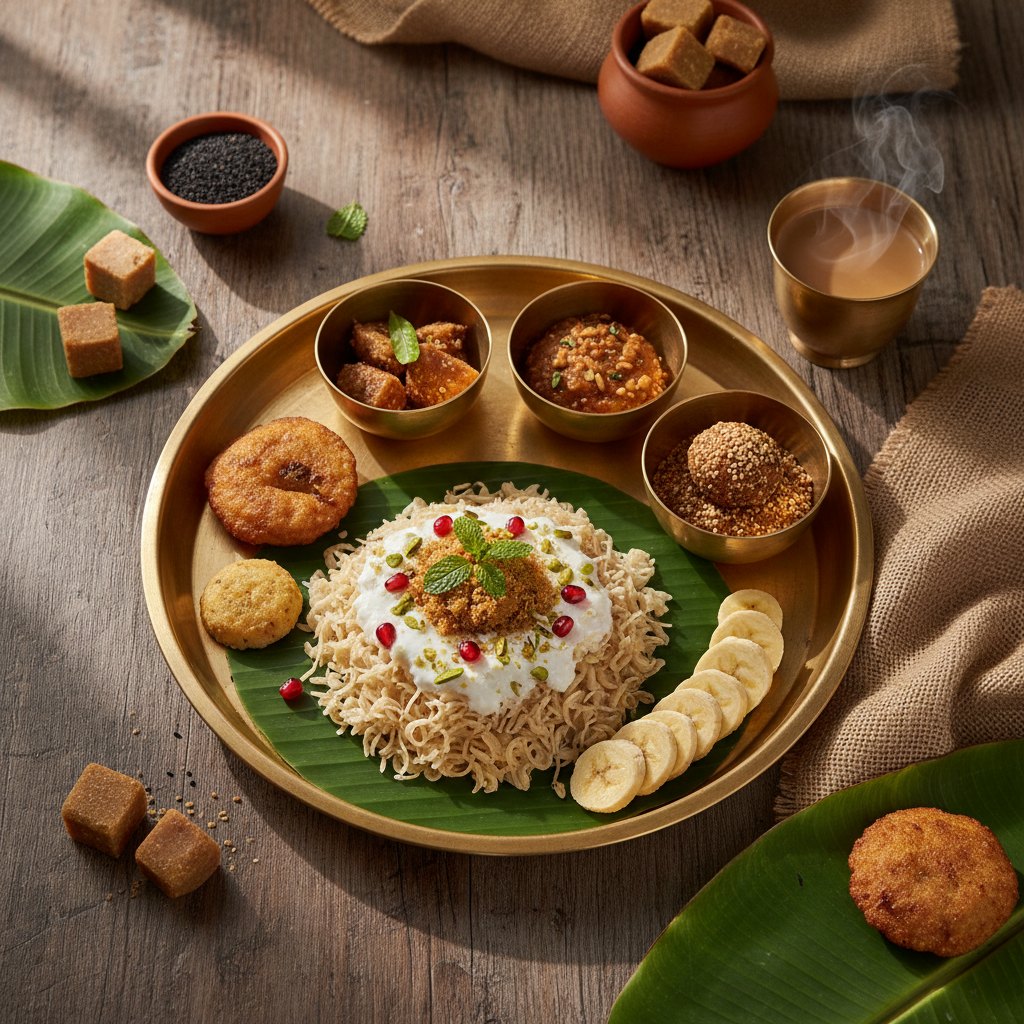 Jolpan (Assamese Rice Flake Breakfast Platter) โ Assam, India