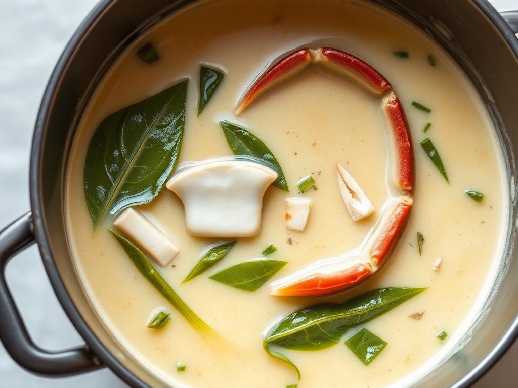 Taro Leaf and Coconut Crab Soup β American Samoa, United States