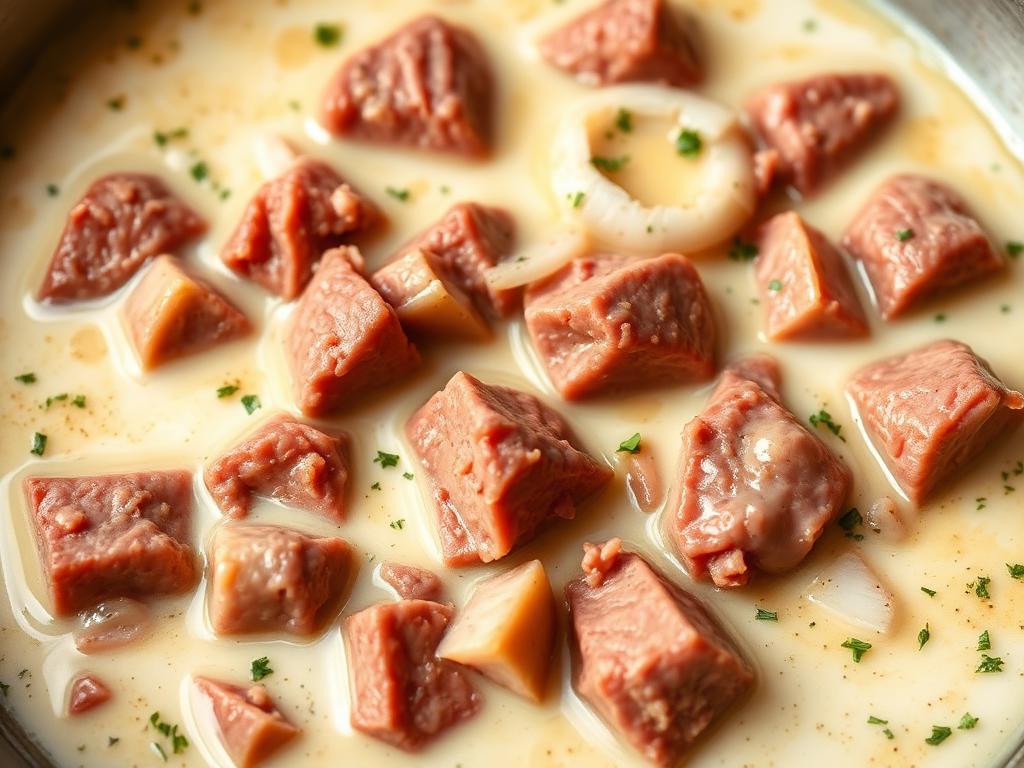 Pisupo Fa'alifu (Corned Beef with Coconut Cream) β American Samoa, United States