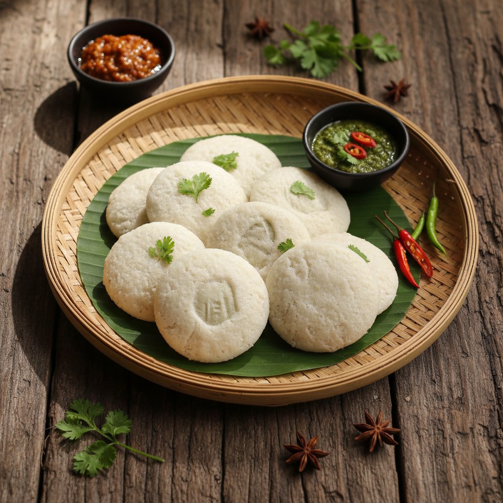 Xaal Pitha (Steamed Rice Pitha) — Assam, India