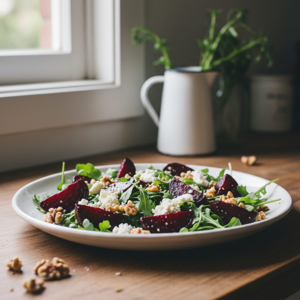Roasted Tablelands Beetroot and Goat Cheese Salad — Australian Capital Territory, Australia