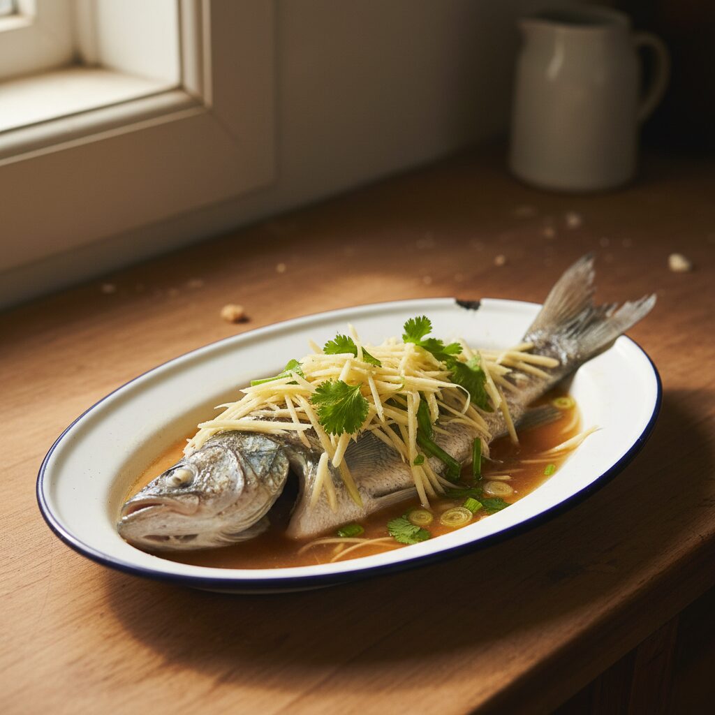 Chinese-Australian Steamed Ginger Fish — Australian Capital Territory, Australia