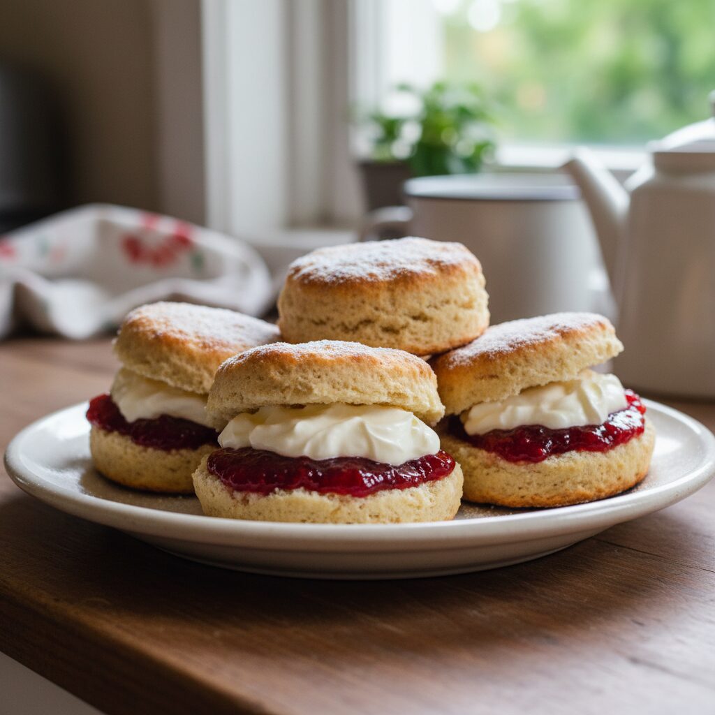 Plain Scones with Jam and Cream — Australian Capital Territory, Australia