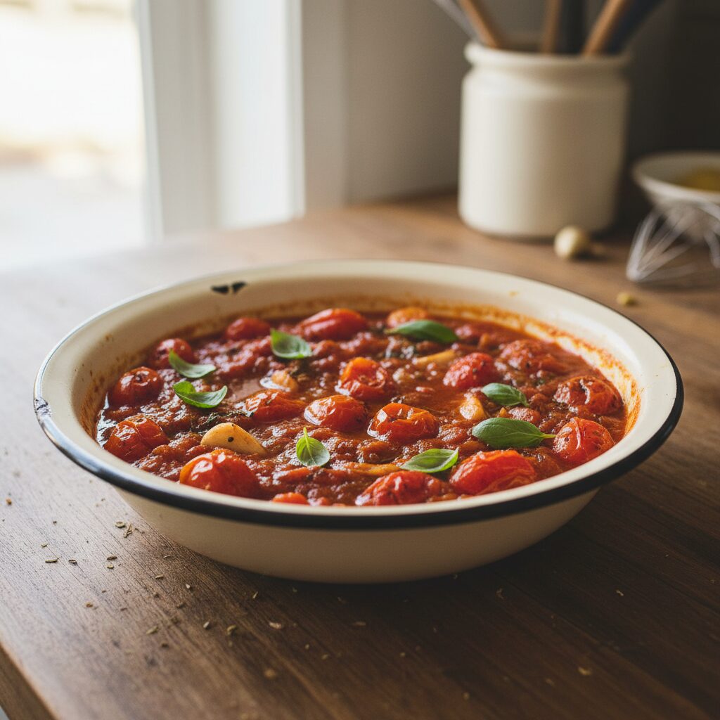 Slow-Roasted Tomato and Basil Sauce — Australian Capital Territory, Australia