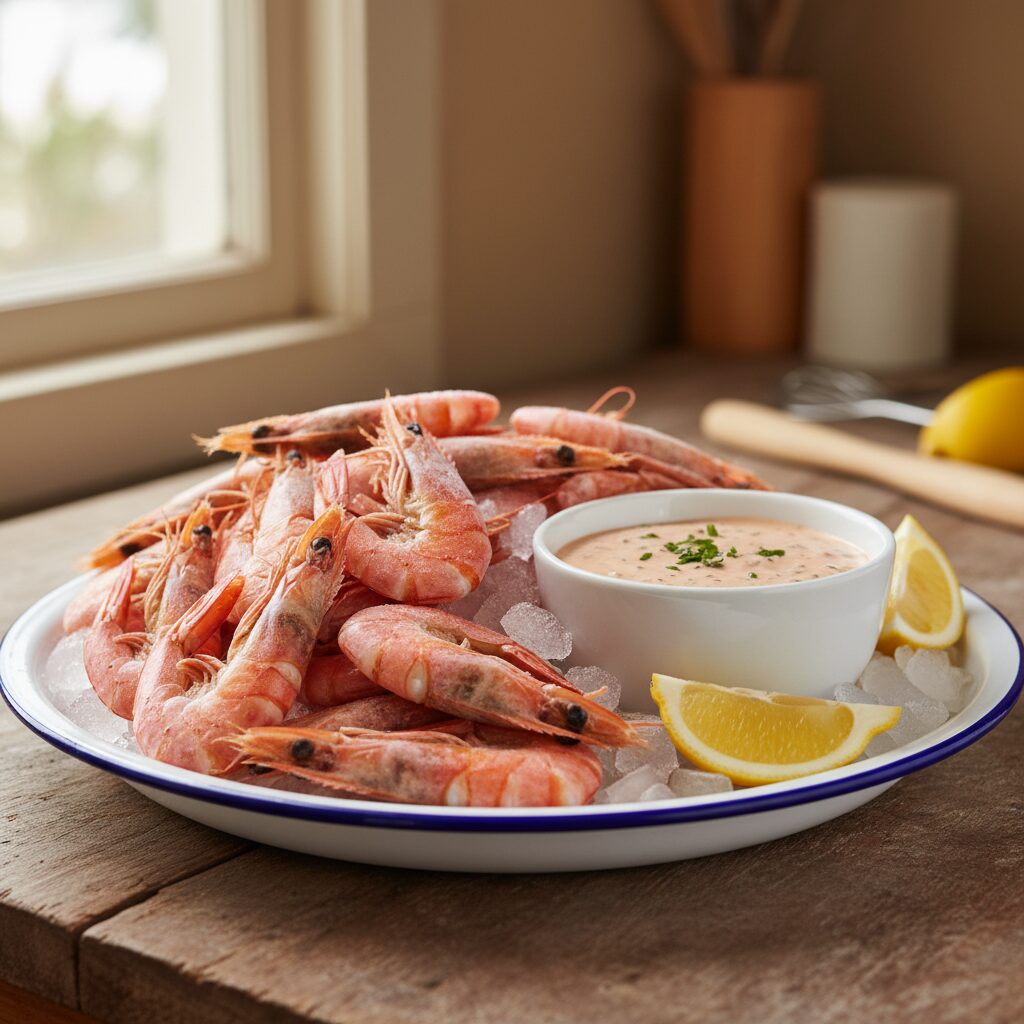 Christmas Prawns with Seafood Sauce — New South Wales, Australia