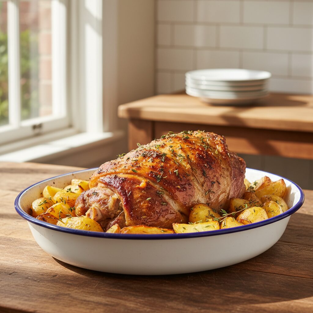 Greek-Australian Lemon Roast Lamb and Potatoes โ New South Wales, Australia