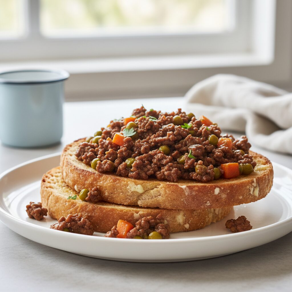 Savoury Mince on Toast — New South Wales, Australia