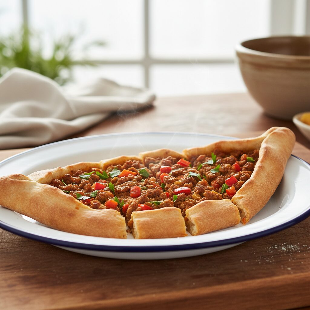 Turkish Pide with Minced Lamb — New South Wales, Australia