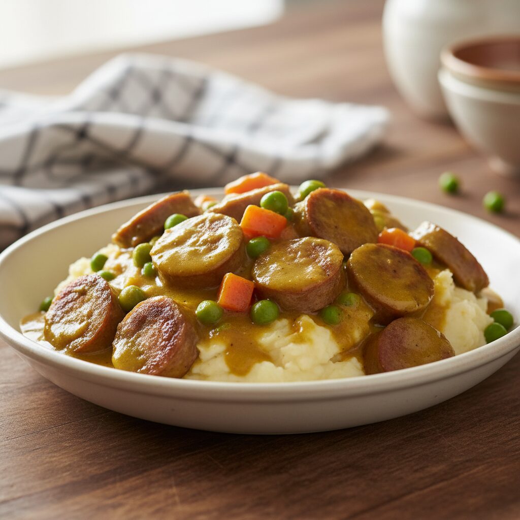Territory Cattle Station Curried Sausages — Northern Territory, Australia