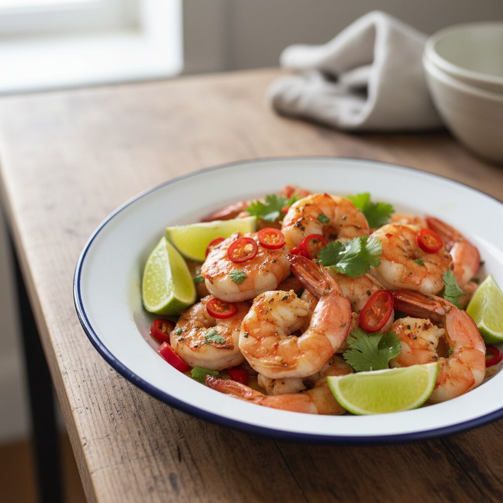 Garlic and Chilli Grilled Prawns — Northern Territory, Australia