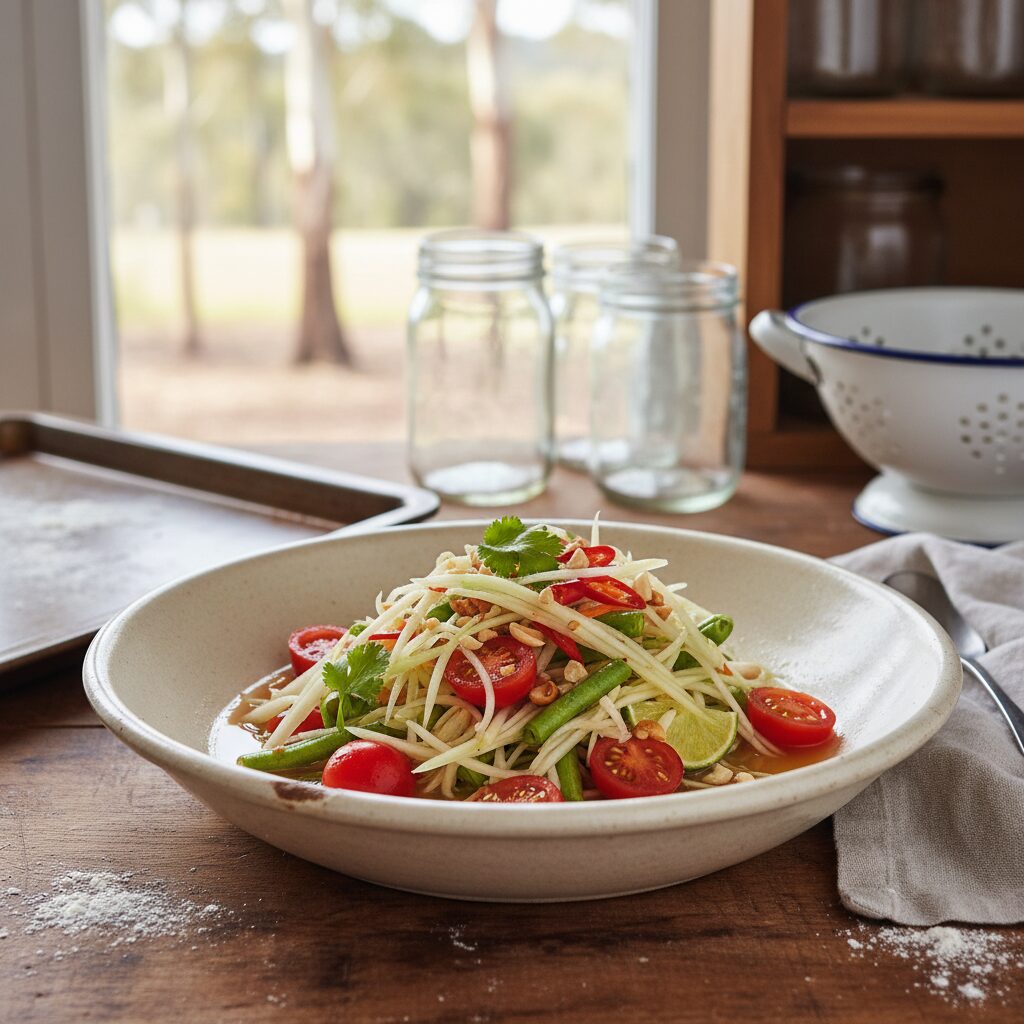 Thai-Australian Green Papaya Salad — Northern Territory, Australia