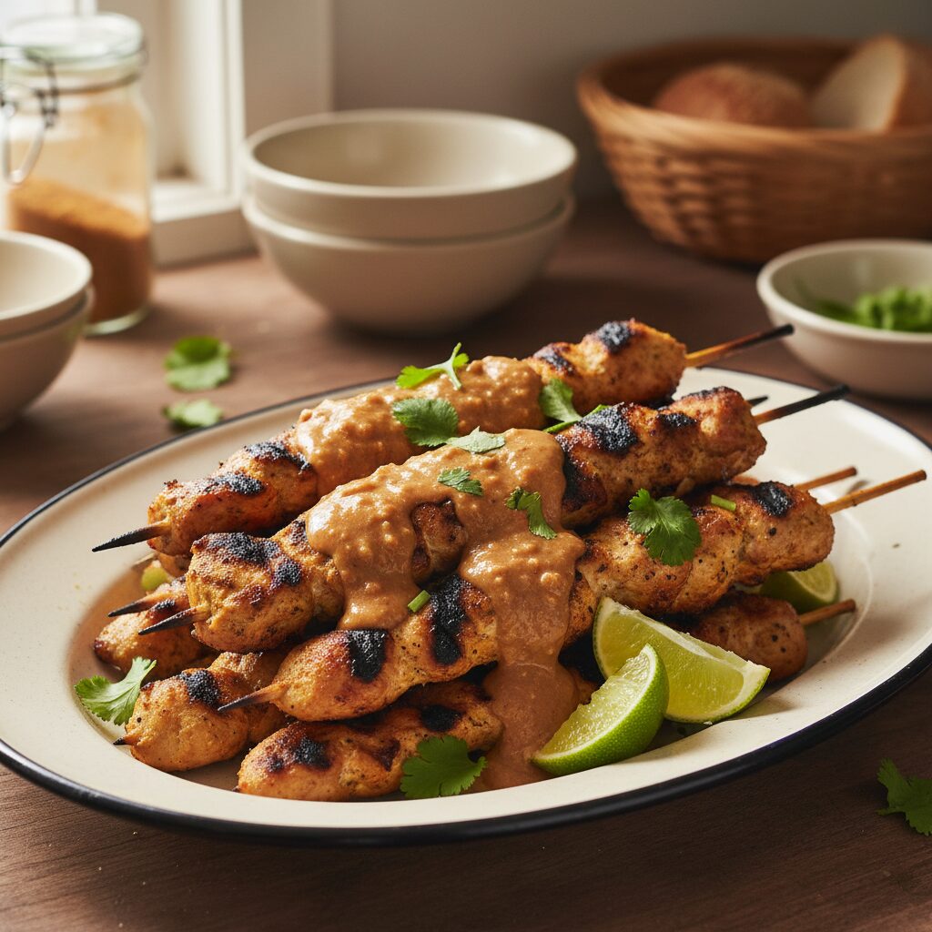 Darwin Market Chicken Satay Skewers — Northern Territory, Australia