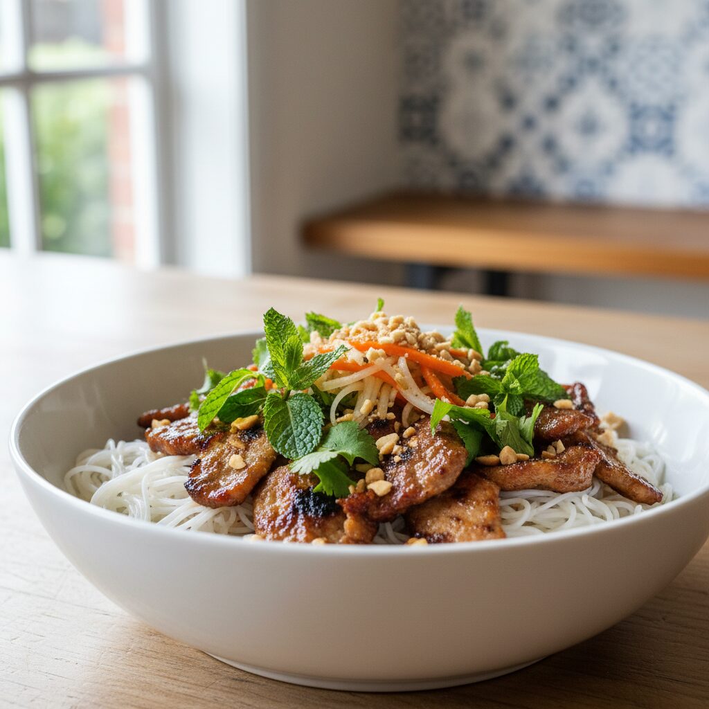 Vietnamese-Australian Lemongrass Pork Vermicelli Bowl โ Northern Territory, Australia