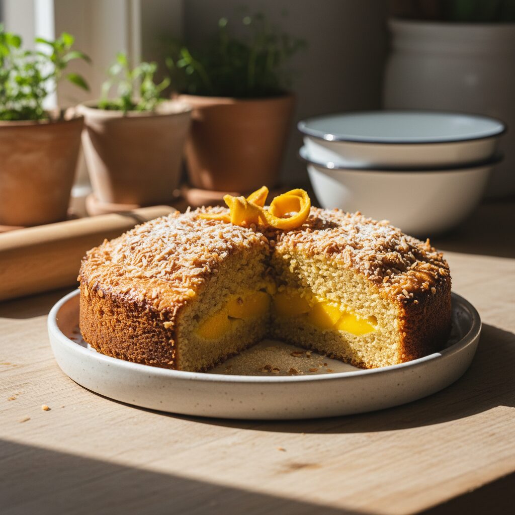 Mango Cake with Coconut โ Queensland, Australia