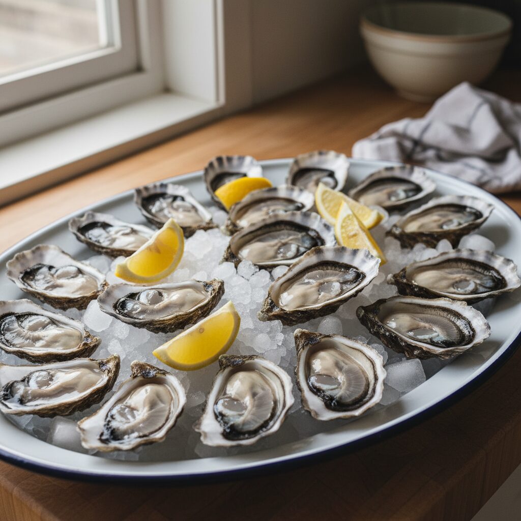 Coffin Bay Oysters, Natural with Lemon — South Australia, Australia