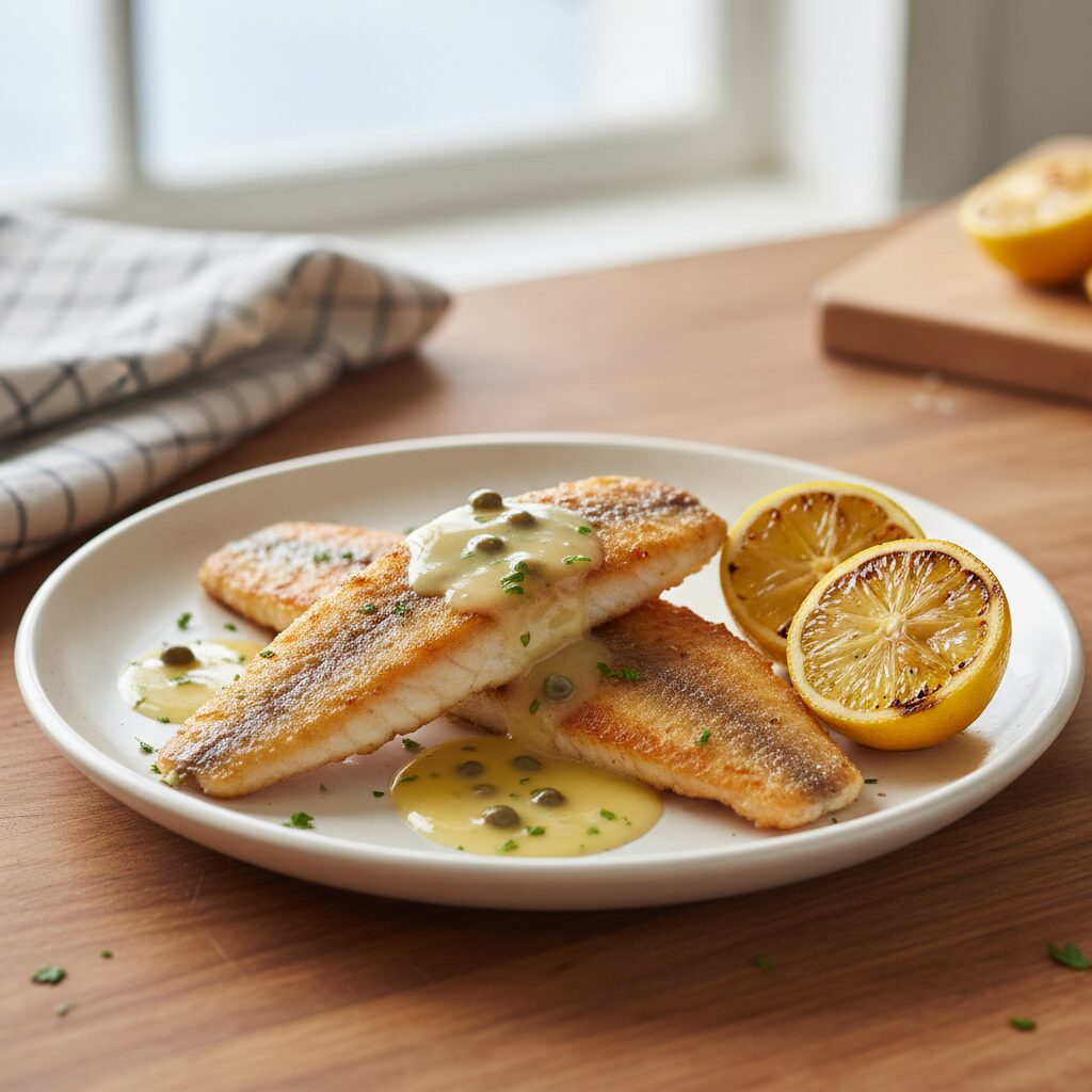 Pan-Fried King George Whiting with Lemon Butter — South Australia, Australia
