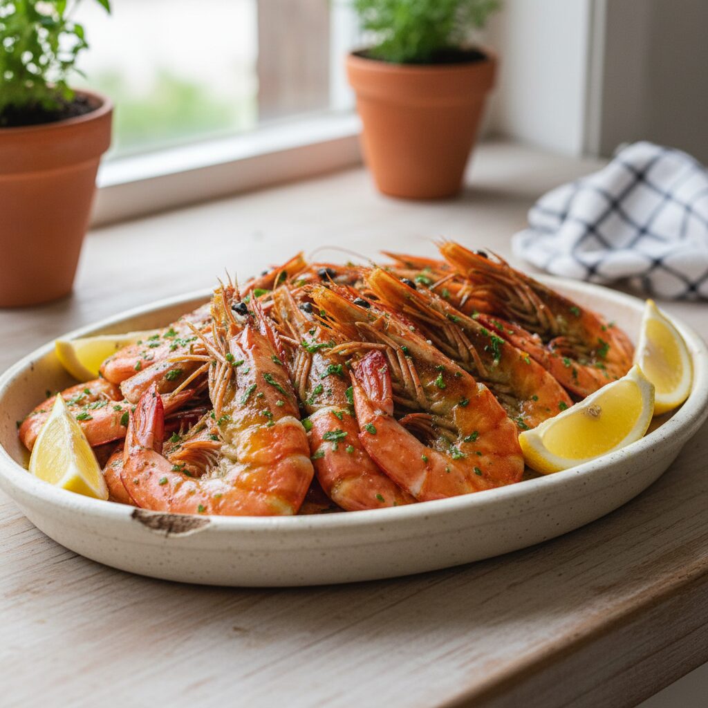 Spencer Gulf Prawns with Garlic and Parsley โ South Australia, Australia