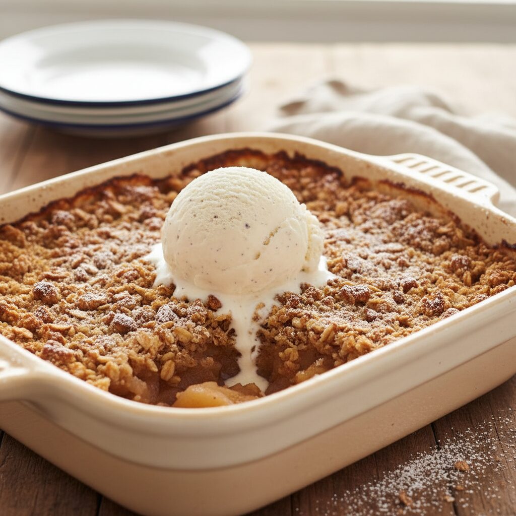 Apple and Oat Crumble — Tasmania, Australia