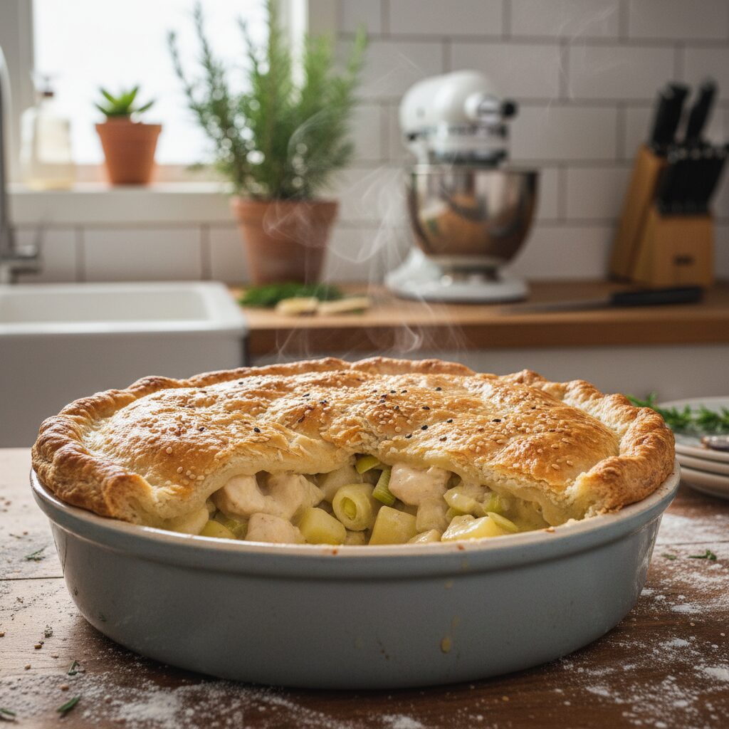 Chicken, Leek and Potato Pie — Tasmania, Australia