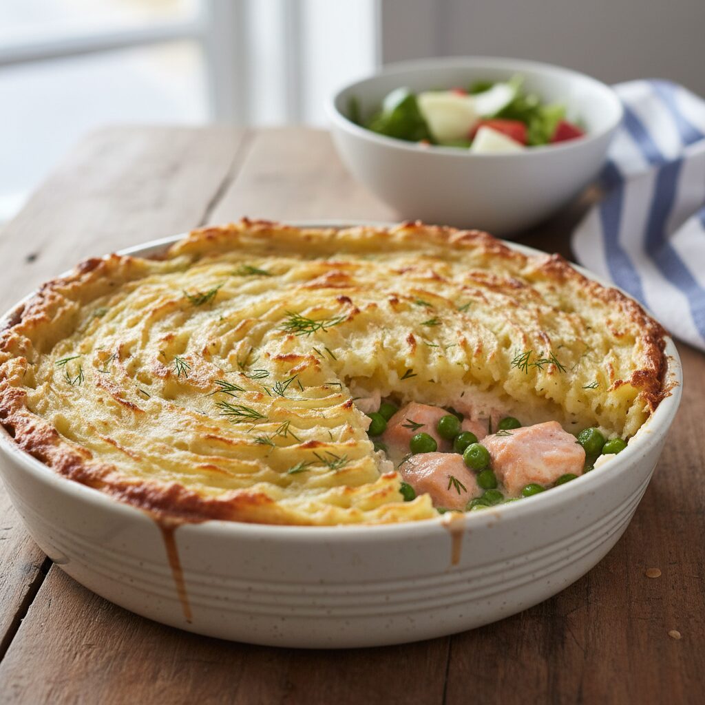 Fish Pie with Mashed Potato Crust — Tasmania, Australia