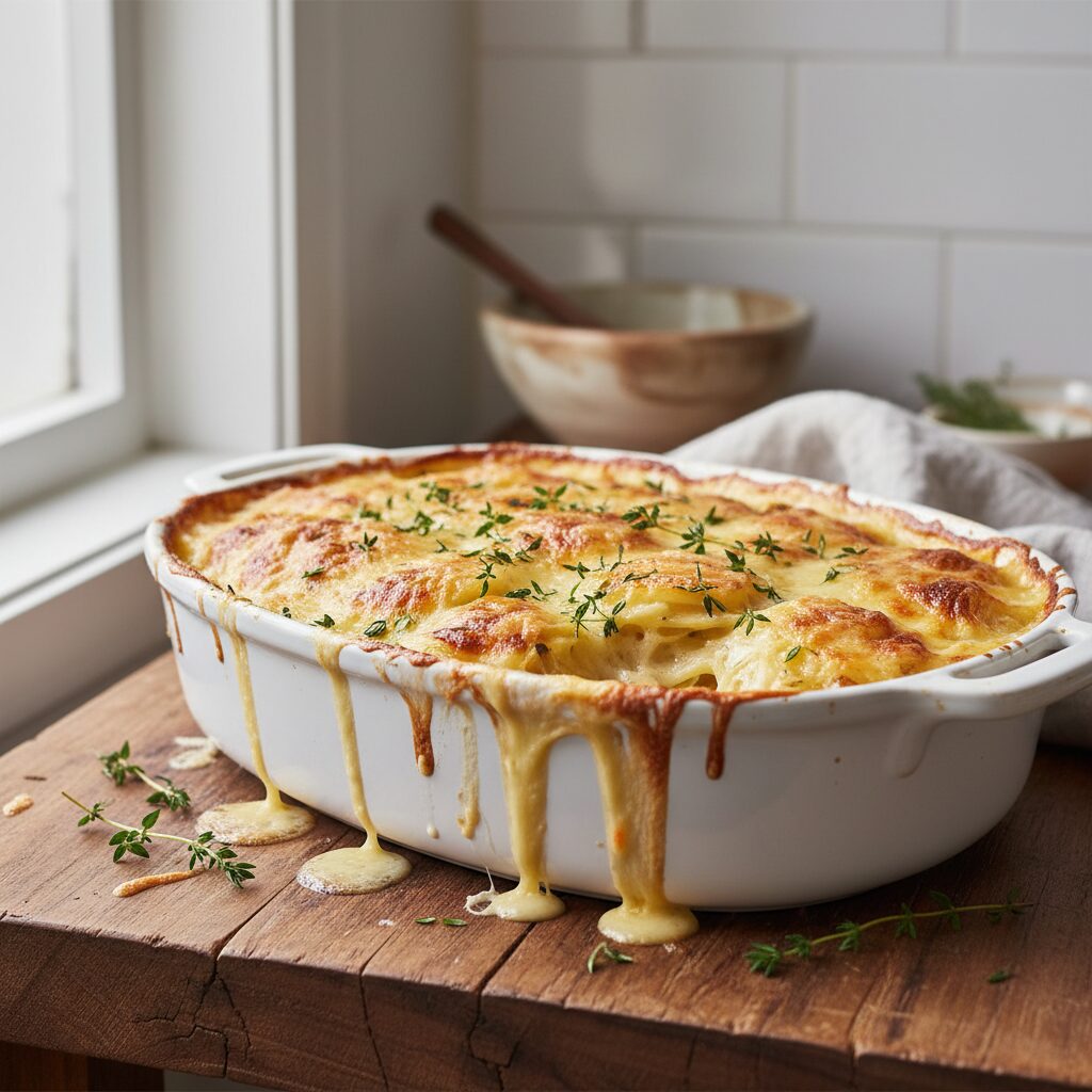Scalloped Potatoes with Cream and Cheese — Tasmania, Australia