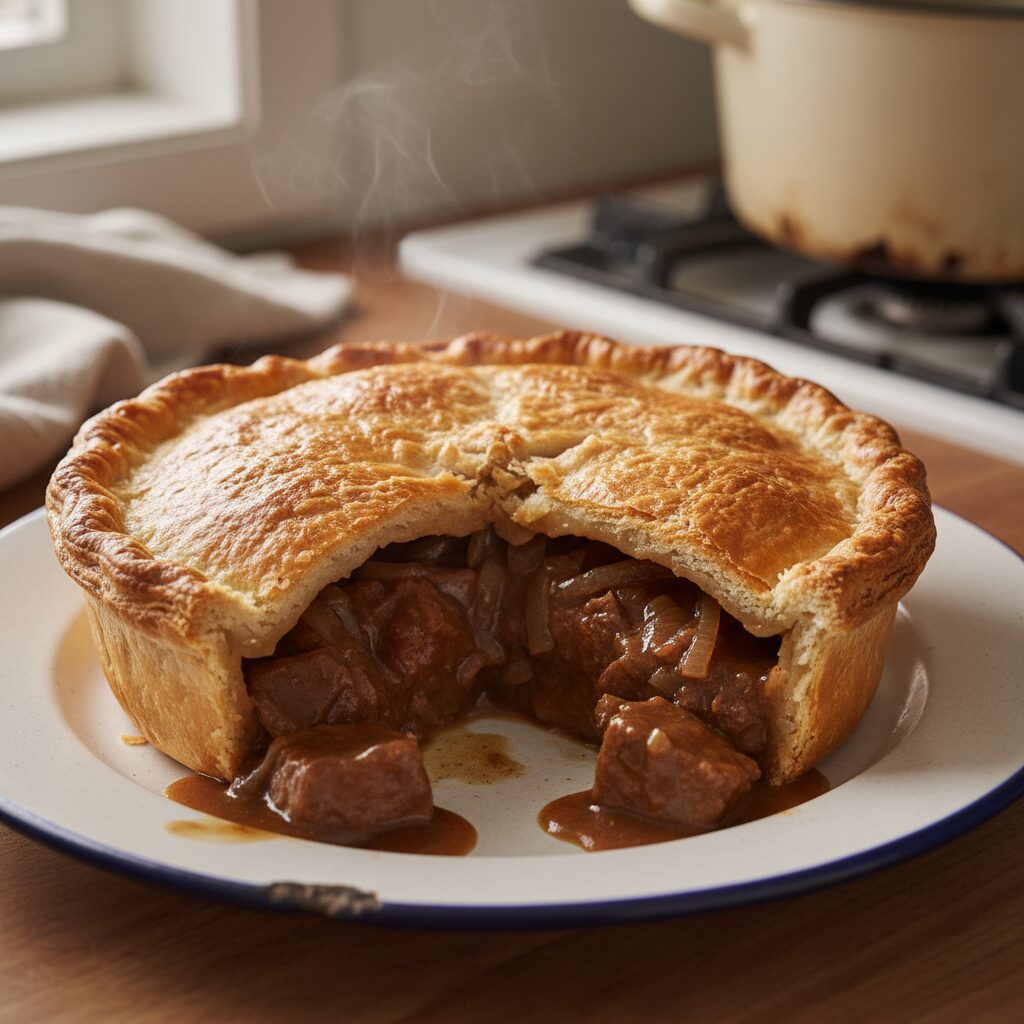 Steak and Onion Pie — Tasmania, Australia