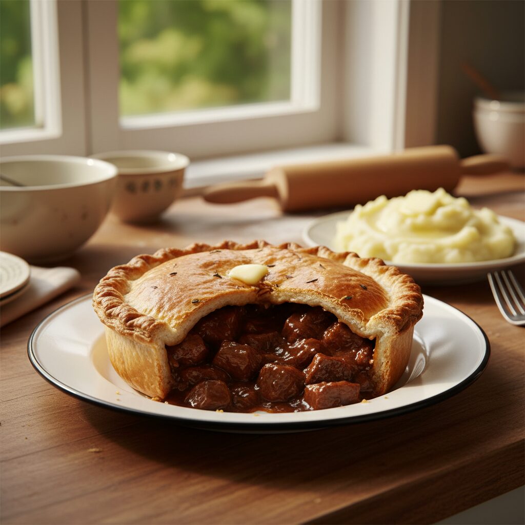 Beef and Guinness-Style Pie — Victoria, Australia