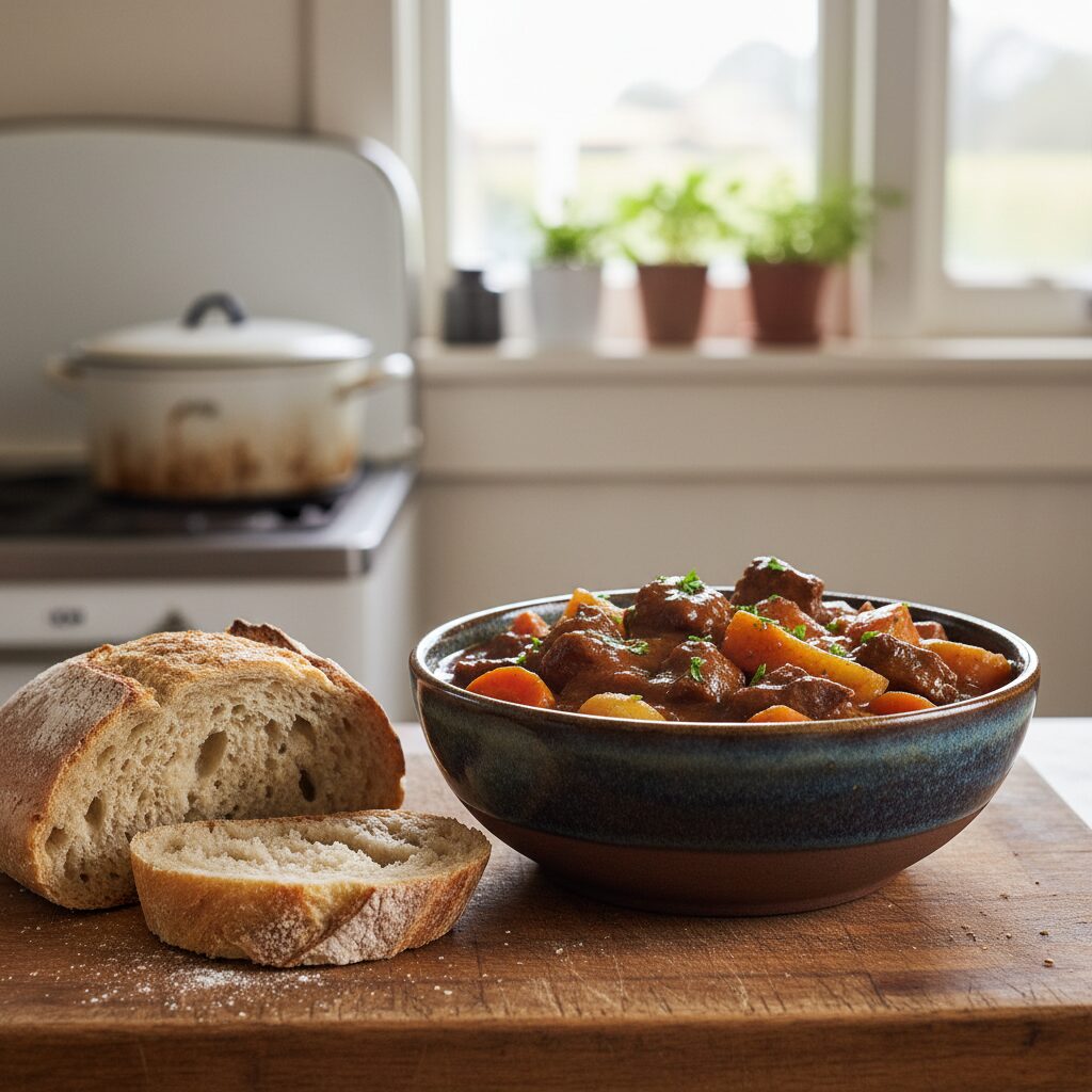 Winter Beef and Vegetable Casserole — Victoria, Australia