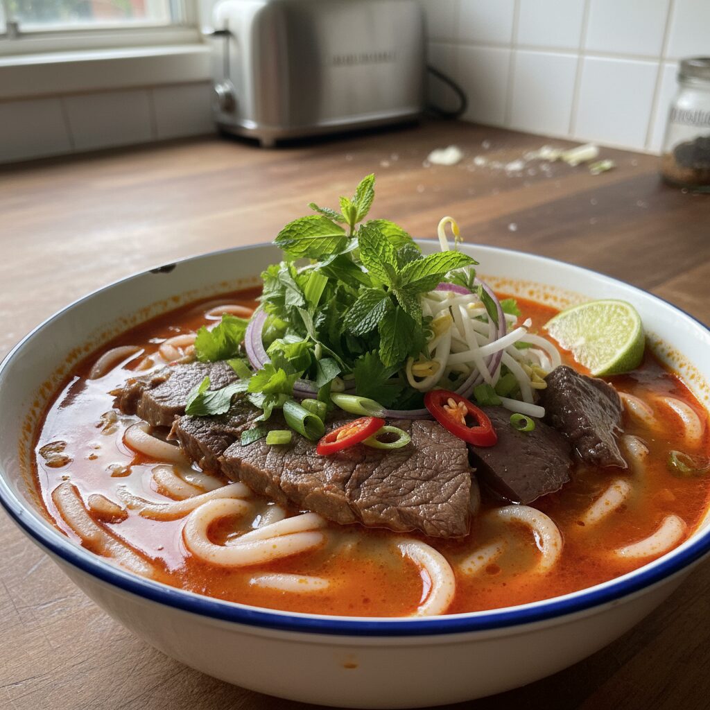 Footscray-Style Bún Bò Huế — Victoria, Australia