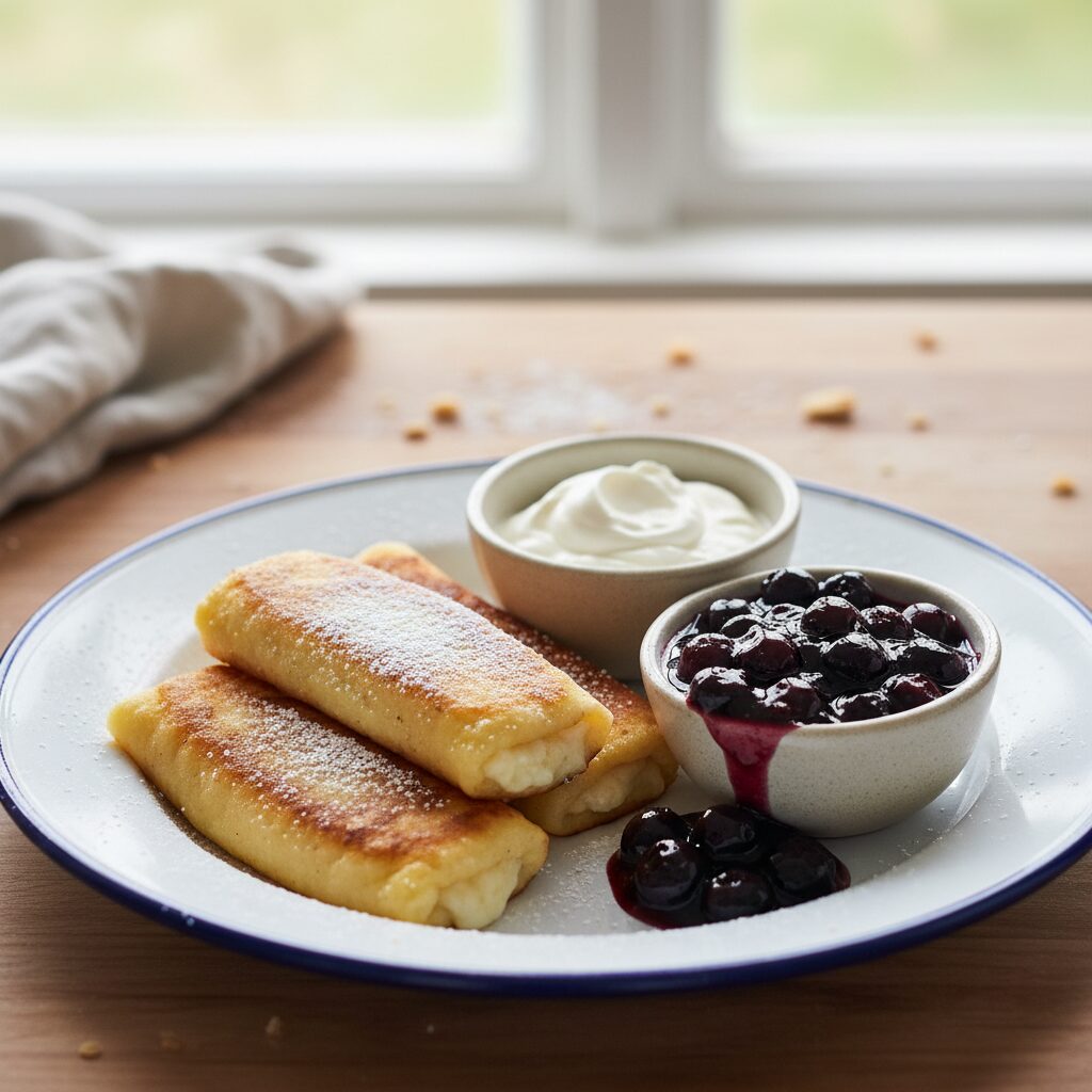 Cheese Blintzes — Victoria, Australia