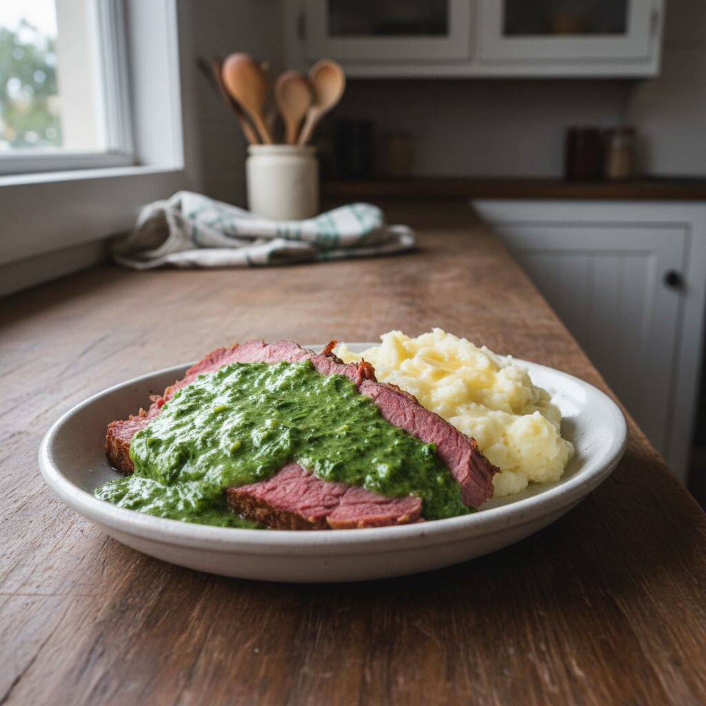 Corned Beef with Parsley Sauce โ Victoria, Australia