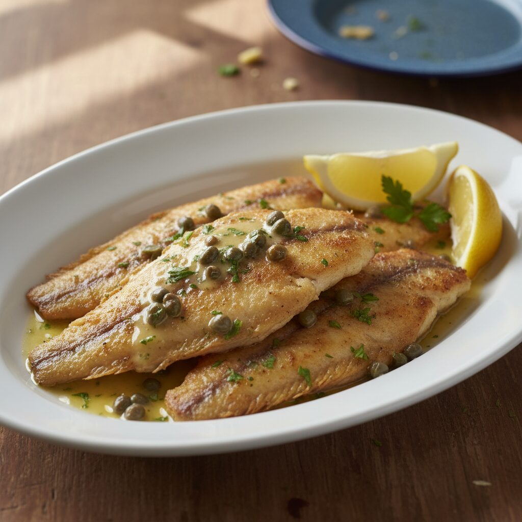 Flathead Fillets with Lemon and Parsley — Victoria, Australia