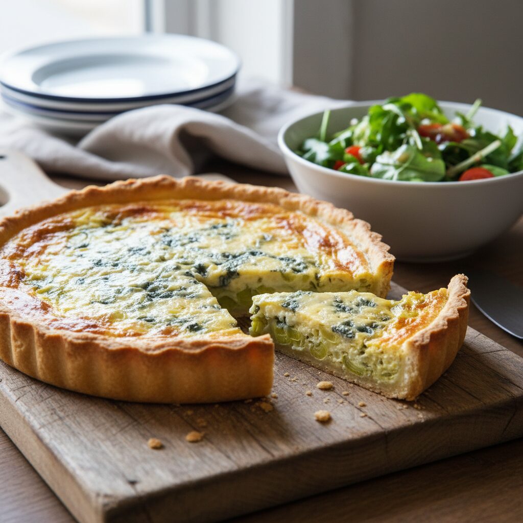 Gippsland Blue Cheese and Leek Tart — Victoria, Australia