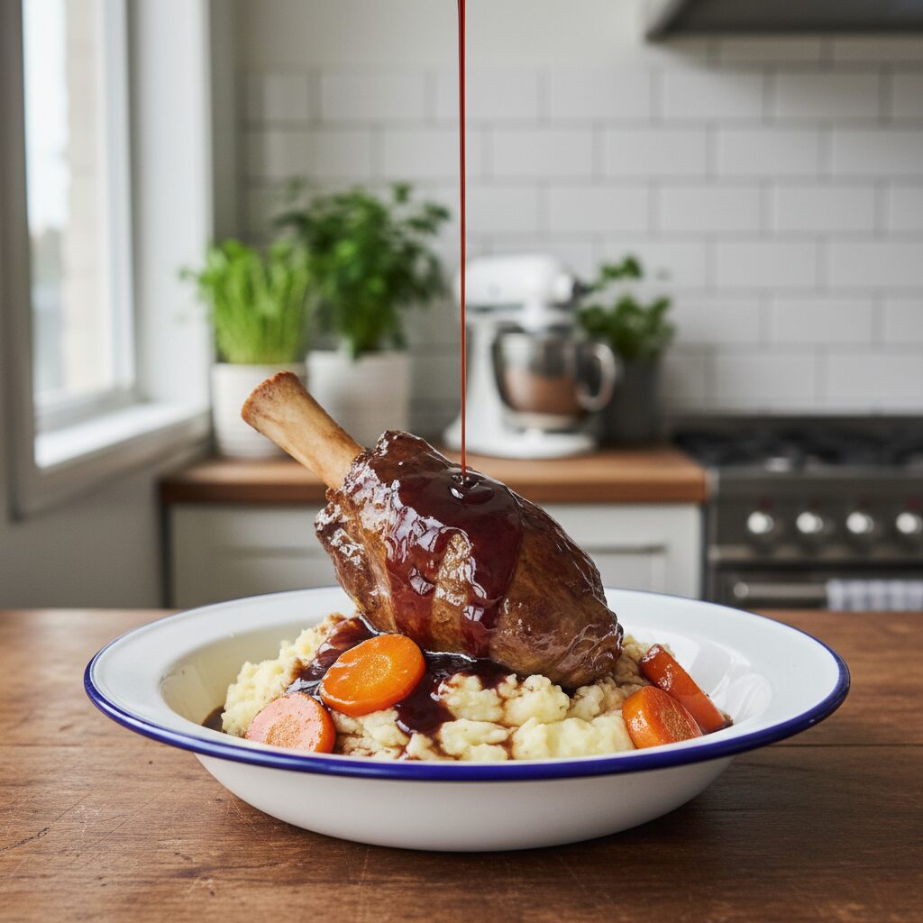 Slow-Braised Lamb Shanks โ Victoria, Australia