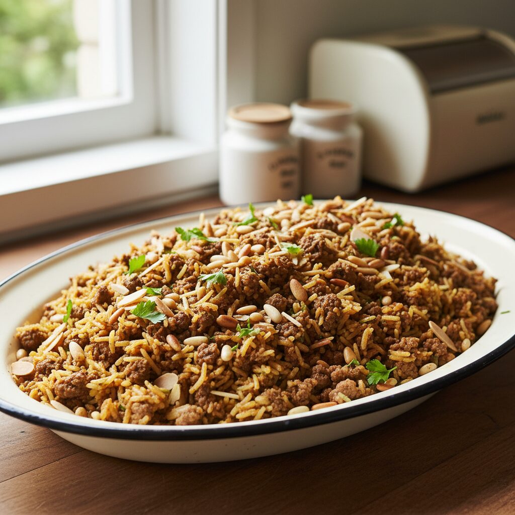 Lebanese-Melbourne Lamb and Rice (Hashweh) — Victoria, Australia