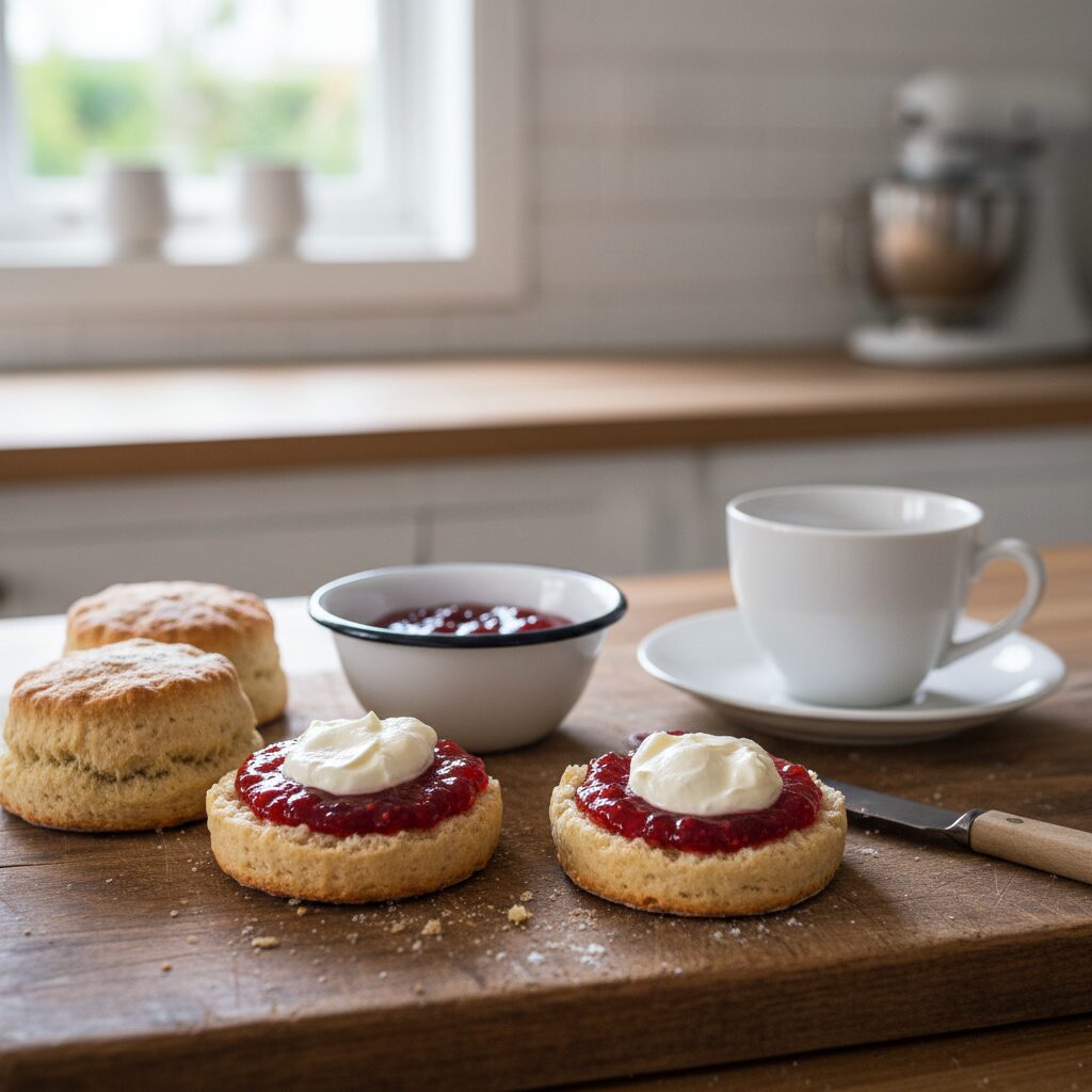 Scones with Strawberry Jam — Victoria, Australia
