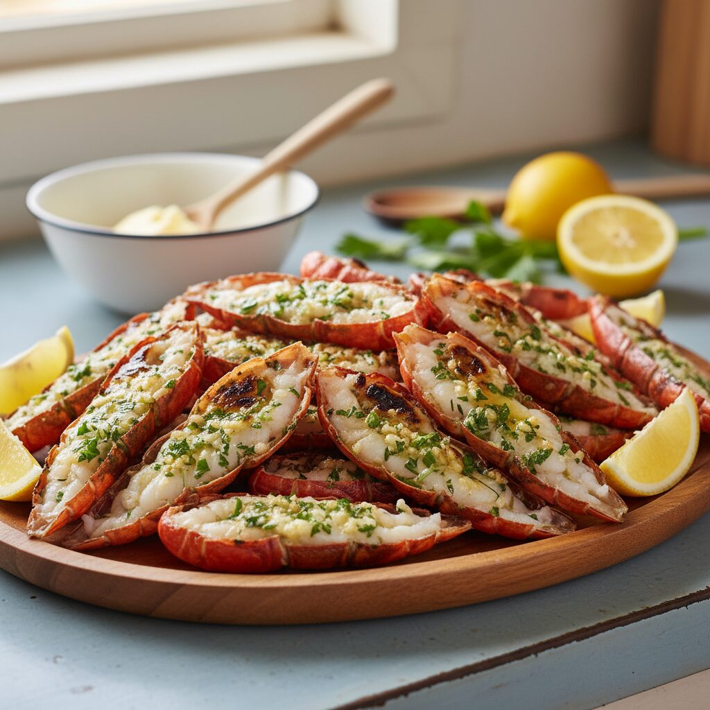 Barbecued Marron-Style Freshwater Yabbies with Garlic — Western Australia, Australia