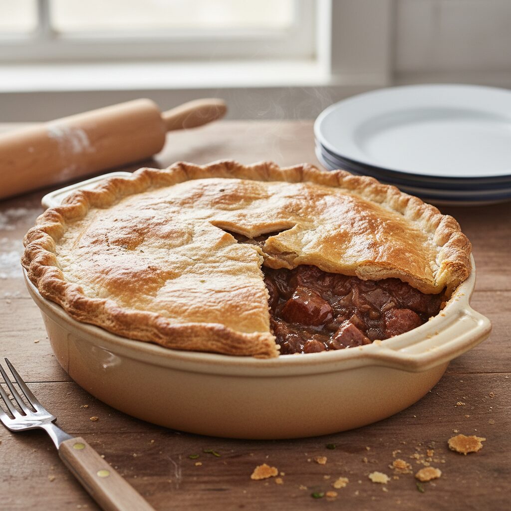 Country Beef and Onion Pie — Western Australia, Australia