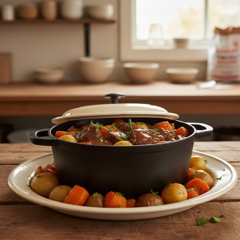 Farmhouse Beef and Vegetable Casserole โ Western Australia, Australia