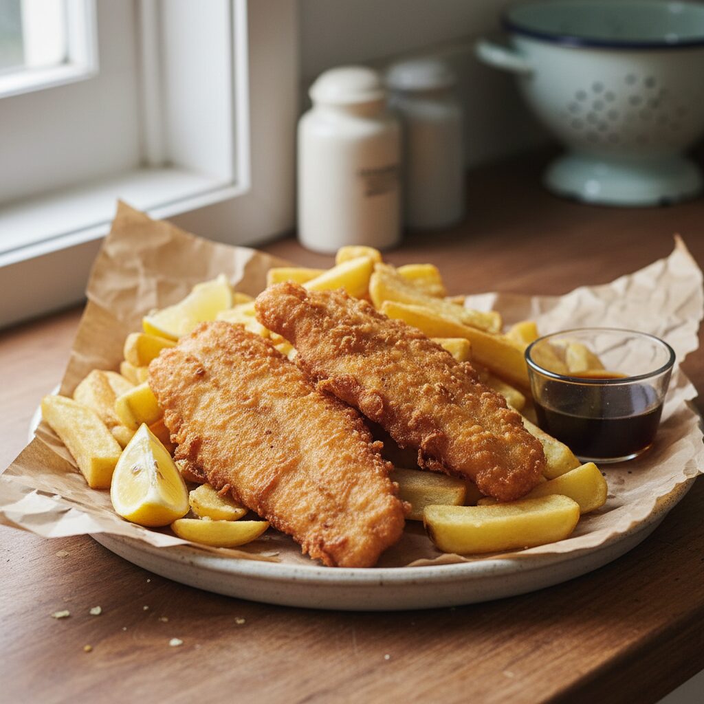 Fremantle Fish and Chips with Whiting โ Western Australia, Australia