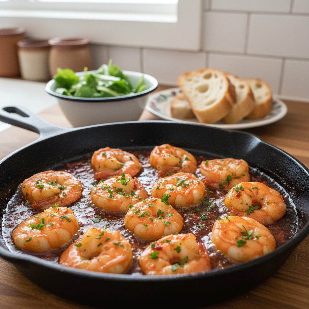 Garlic and Chilli Prawns, Fremantle Style — Western Australia, Australia