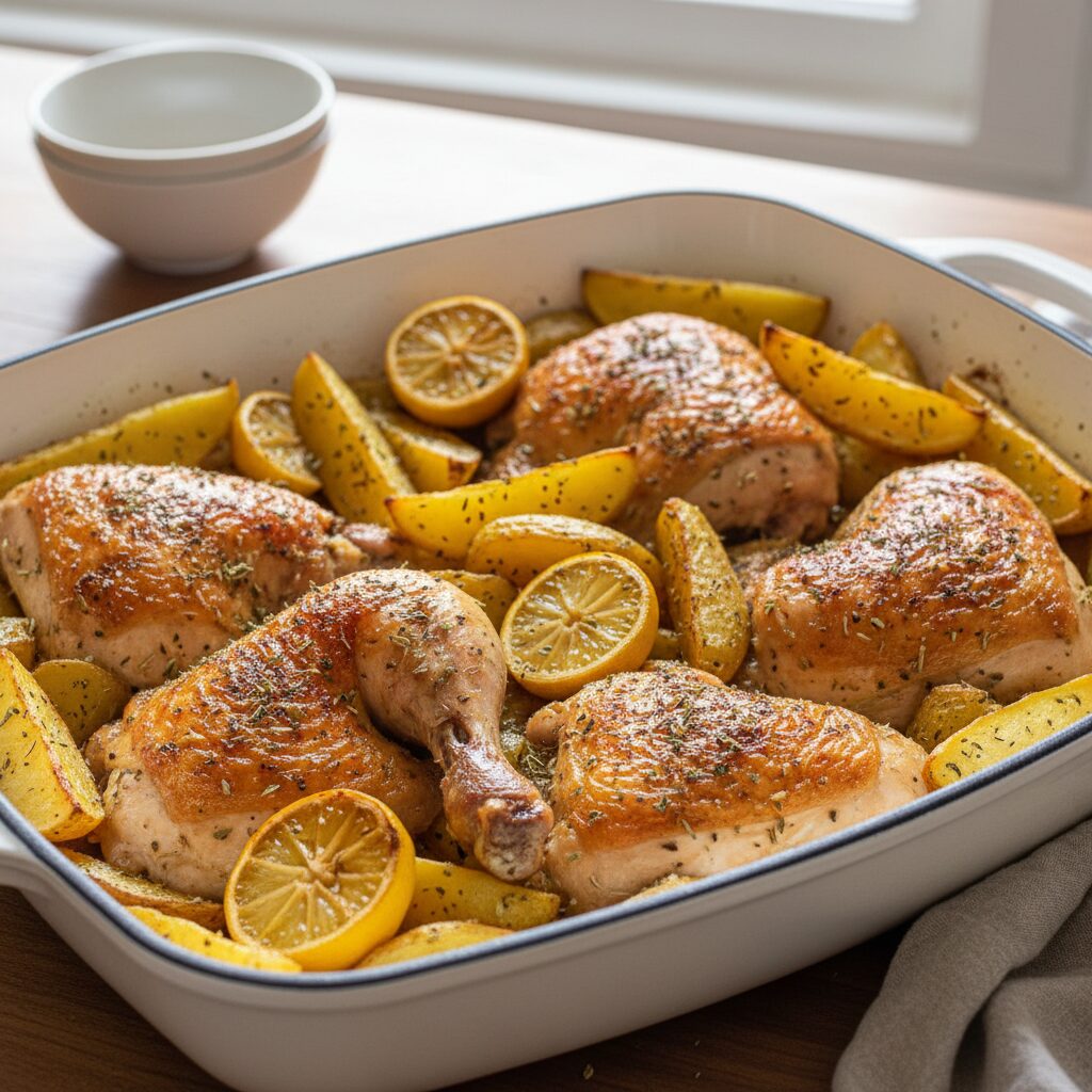Greek-Australian Lemon and Oregano Roast Chicken โ Western Australia, Australia