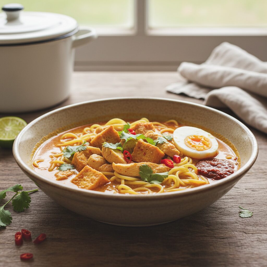 Malaysian-Australian Chicken Curry Laksa โ Western Australia, Australia