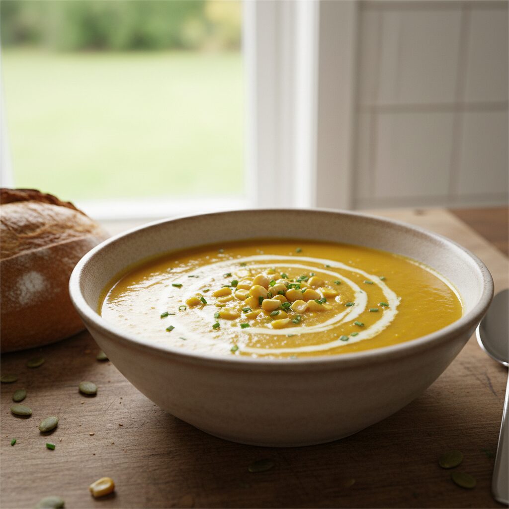 Pumpkin and Sweet Corn Soup — Western Australia, Australia