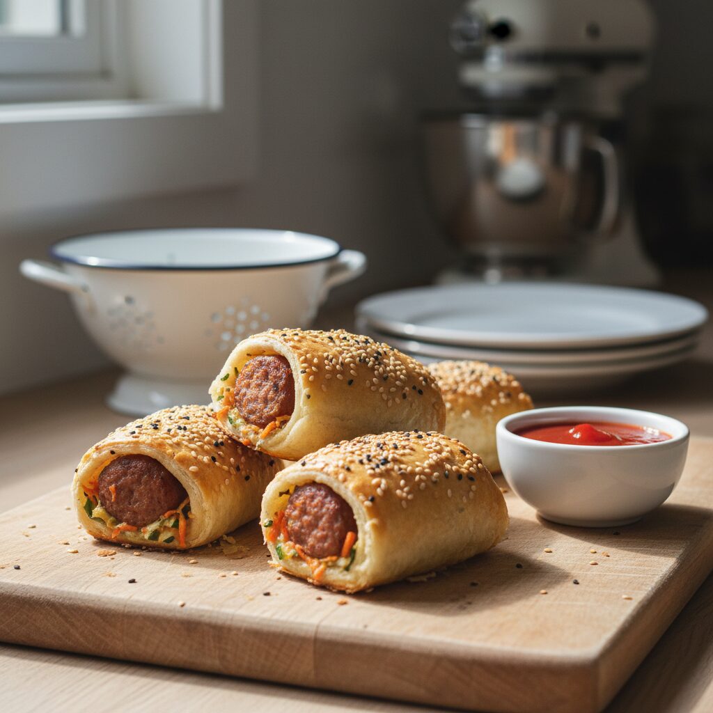 Sausage Rolls with Grated Vegetables — Western Australia, Australia