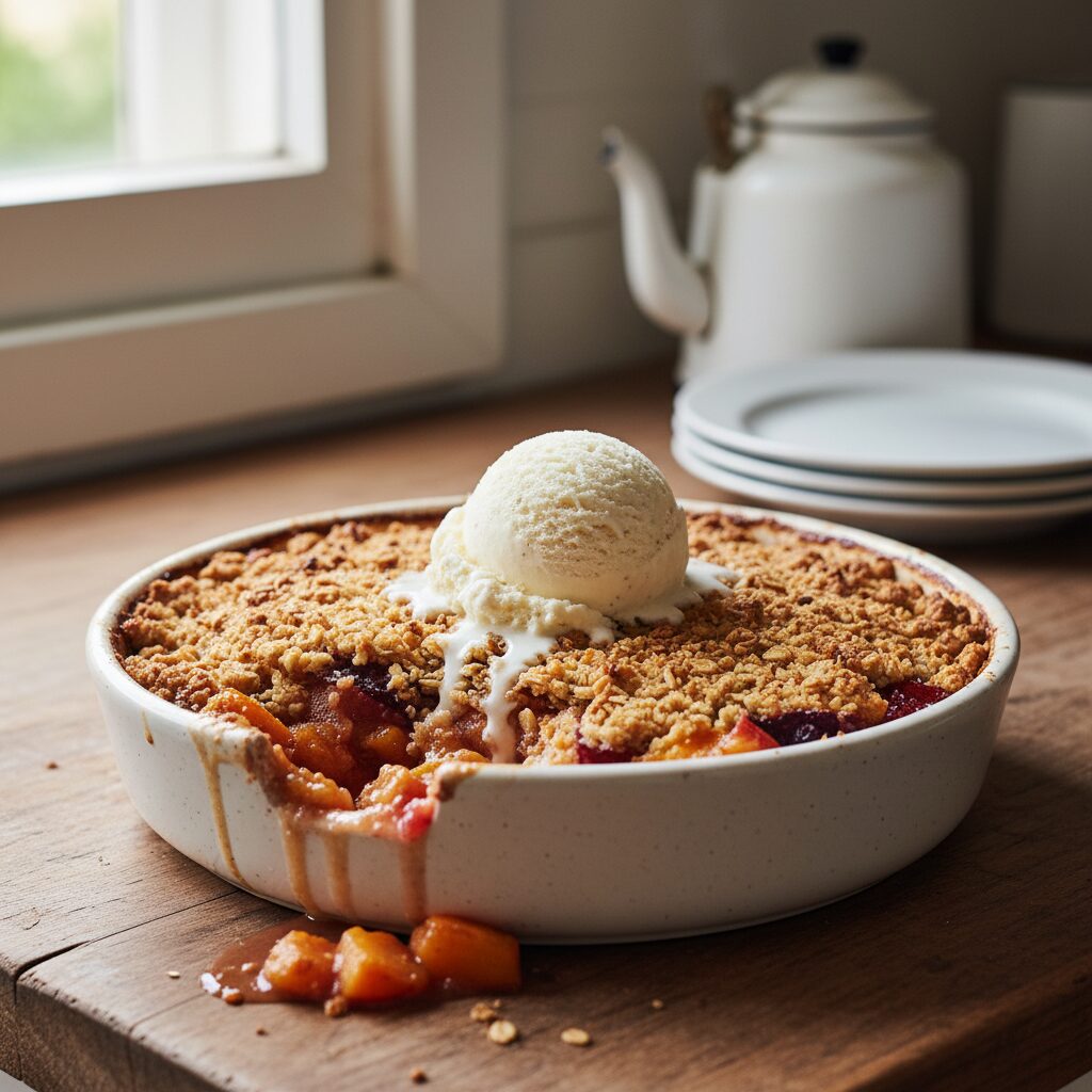 Swan Valley Stone Fruit Crumble — Western Australia, Australia